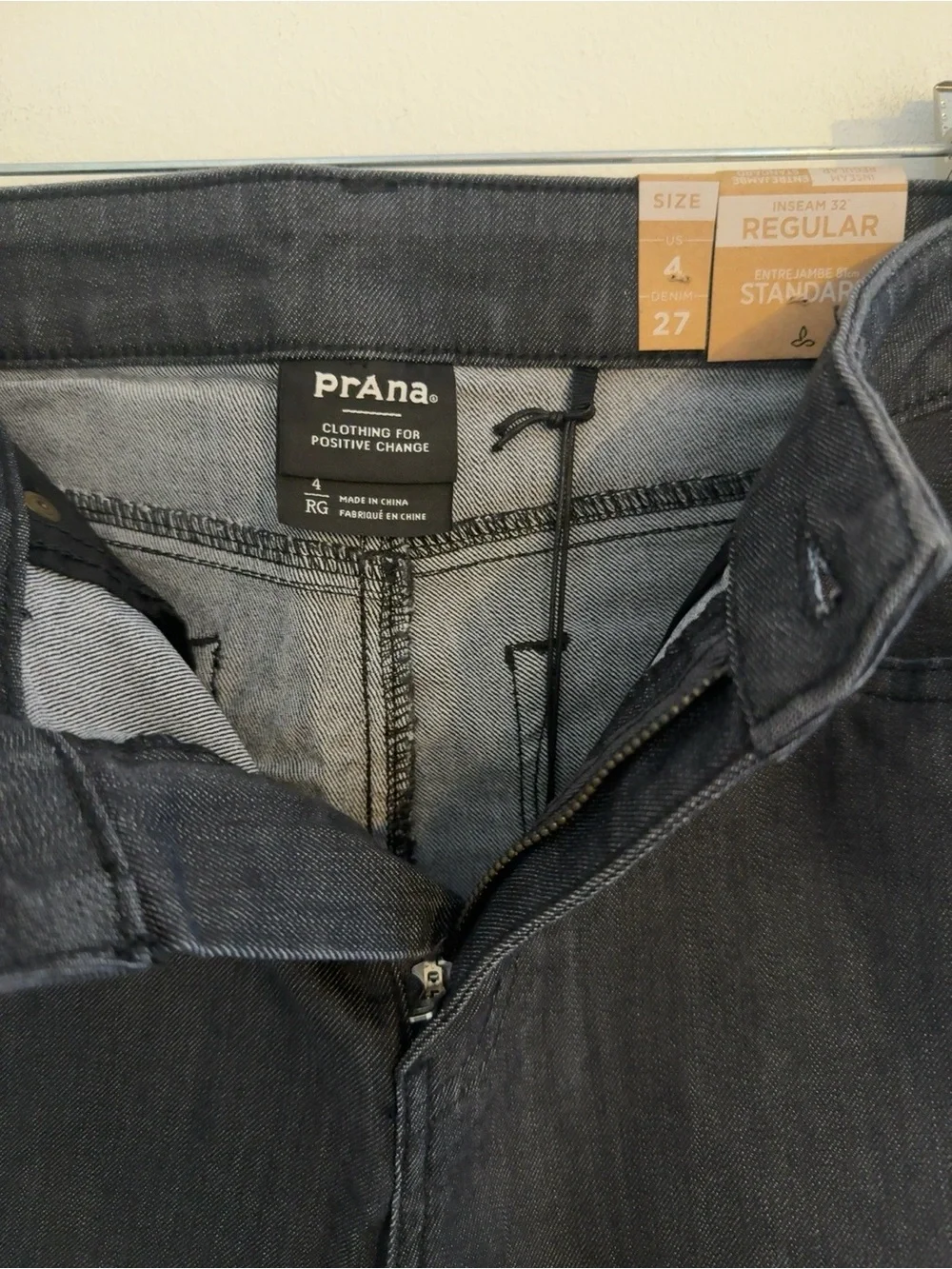 PrAna Kayla High Rise Jeans Womens 4 27 Dark Wash Skinny Stretch BNWT $99